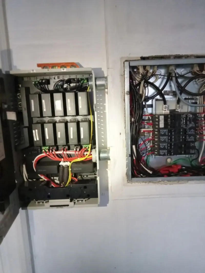 Electrical panel upgrade completed for Ring Doorbell Installation in Lesslie